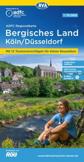Fietskaart ADFC Regionalkarte Bergisches Land | BVA BikeMedia