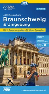 Fietskaart ADFC Regionalkarte Braunschweig und Umgebung | BVA BikeMedia