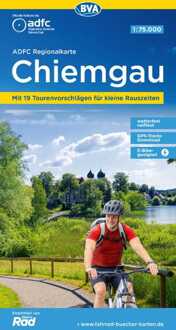 Fietskaart ADFC Regionalkarte Chiemgau | BVA BikeMedia