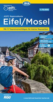 Fietskaart ADFC Regionalkarte Eifel - Mosel | BVA BikeMedia