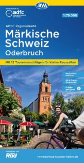 Fietskaart ADFC Regionalkarte Märkische Schweiz - Oderbruch | BVA BikeMedia