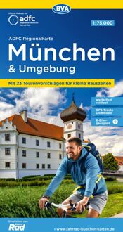 Fietskaart ADFC Regionalkarte München & omg | BVA BikeMedia
