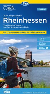 Fietskaart ADFC Regionalkarte Rheinhessen | BVA BikeMedia