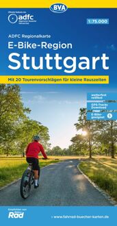 Fietskaart ADFC Regionalkarte Stuttgart | BVA BikeMedia