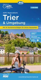 Fietskaart ADFC Regionalkarte Trier en omgeving | BVA BikeMedia