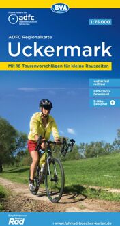 Fietskaart ADFC Regionalkarte Uckermark | BVA BikeMedia