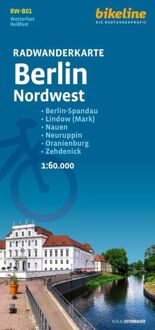 Fietskaart B01 Bikeline Radkarte Berlin Nordwest - Berlijn Noordwest | Esterbauer
