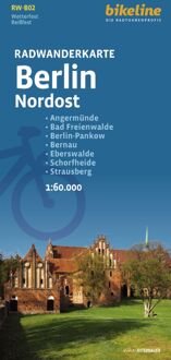 Fietskaart B02 Bikeline Radkarte Berlin Nordost - Berlijn Noordoost | Esterbauer