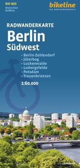 Fietskaart B03 Bikeline Radkarte Berlin Südwest | Esterbauer