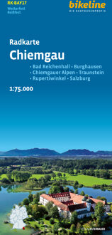 Fietskaart BAY17 Bikeline Radkarte Chiemgau | Esterbauer