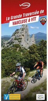 Fietskaart Grande traversée de Vaucluse à VTT | Vtopo