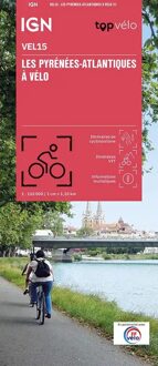 Fietskaart Pyrénées-Atlantiques à vélo | IGN - Institut Géographique National