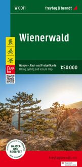 Fietskaart - Wandelkaart 011 Wienerwald | Freytag & Berndt