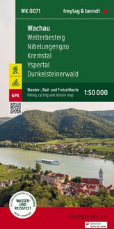 Fietskaart - Wandelkaart 071 Wachau - Welterbesteig - Nibelungengau - Kremstal | Freytag & Berndt