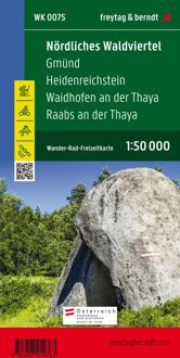 Fietskaart - Wandelkaart 075 Nördliches Waldviertel - Gmünd | Freytag & Berndt