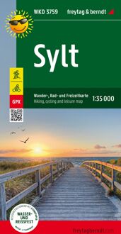 Fietskaart - Wandelkaart 3759 Sylt | Freytag & Berndt