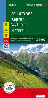 Fietskaart - Wandelkaart 382 Zell am See - Kaprun - Saalbach | Freytag & Berndt