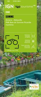 Fietskaart - Wegenkaart - landkaart D80 Top D100 Somme | IGN - Institut Géographique National