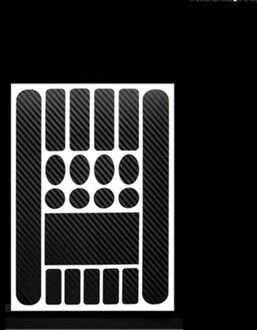 Fietsketting Protetor Tape Sticker Carbon Folie Fiets Accessoires Fietsen Decals Mtb Voor Krasbestendig Paster Guard Cover koolstof zwart