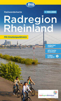 Fietsknooppuntenkaart ADFC Radwanderkarte RadRegion Rheinland | BVA BikeMedia