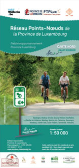 Fietsknooppuntenkaart Provincie Luxemburg - Noord Fietsknooppuntenkaart | NGI - Nationaal Geografisch Instituut