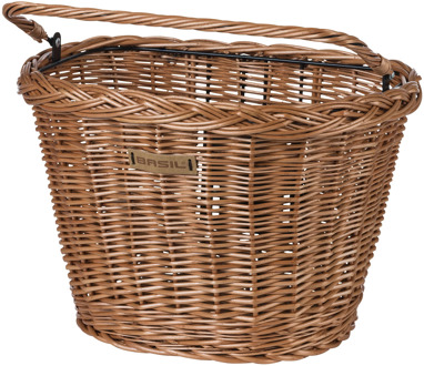 fietsmand Basimply Wicker rotan 32 liter bruin - 13078