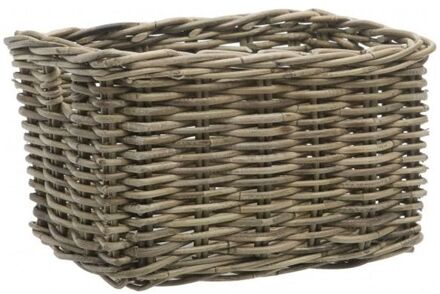 fietsmand Brisbane 23 liter 39 x 27 cm rotan grijs