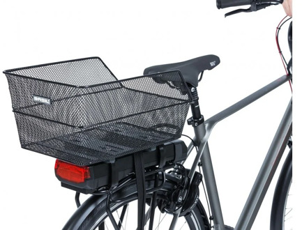 fietsmand Cento achter 37 liter zwart