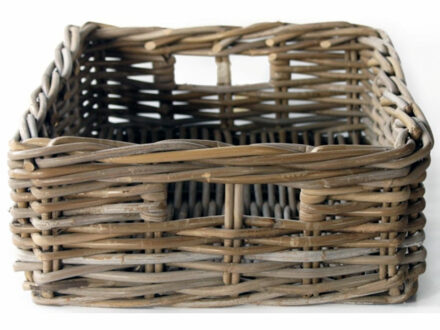 Fietsmand Rustic - rotan - 45 x 36 x 15 cm - voor transportfiets