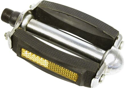 Fietspedalen - Classic - Chroom/Zwart