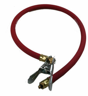 Fietspomp slang - universeel - jumbo - high pressure - rood - Fietspompen