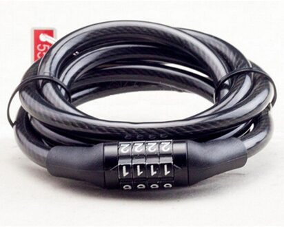 Fietsslot Code Sleutel Sloten Bike Fietsen Wachtwoord Combinatie Security Staaldraad Sloten Fiets Accessoires