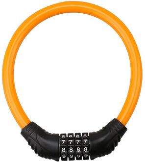 Fietsslot Kabel Sloten Voor Fiets Heavy Duty Combinatie Chain Security Digitale Fietsen Accessoires Fiets Lock #20 Geel