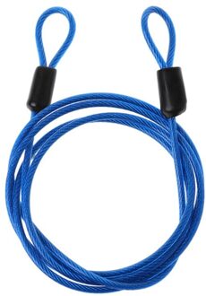 Fietsslot Staaldraad Kabel 1M Veiligheid Lus Cycling Bike Protector Anti Diefstal Blauw