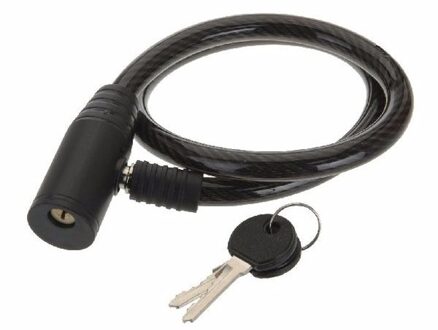 Fietsslot - zwart - 65 cm - incl. 2 sleutels - Fietssloten