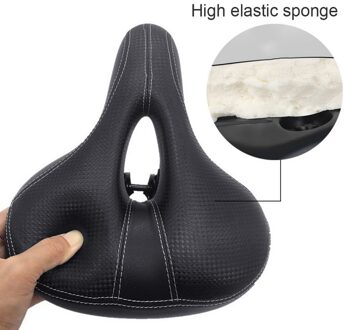 Fietsstoeltje Ademend Fiets Zadel Zetel Zachte Verdikte Mountainbike Zadel Pad Kussen Cover Shockproof Fiets Zadel