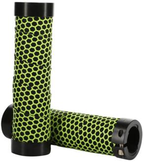Fietsstuur Cover Silicone Grip Cover Voor Fiets Bilaterale Vergrendeling Handvat Honingraat Handvat Cover Fiets Accessoires 07