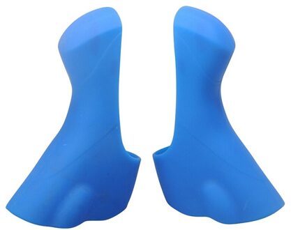 Fietsstuur Dual Control Hendel Beugel Cover Bike Shift Case Voor Sh ST-4700 5800 6800 R7000 R8000 Rem Versnellingspook silica blauw