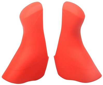 Fietsstuur Dual Control Hendel Beugel Cover Bike Shift Case Voor Sh ST-4700 5800 6800 R7000 R8000 Rem Versnellingspook silica Rood