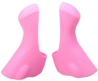 Fietsstuur Dual Control Hendel Beugel Cover Bike Shift Case Voor Sh ST-4700 5800 6800 R7000 R8000 Rem Versnellingspook silica Roze