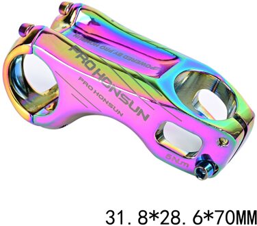 Fietsstuur Positieve En Negatieve 17 Graden Fiets 90Mm Off-Road Stuur Negatieve Hoek Riser Fietsstuur Riser kleur-70mm