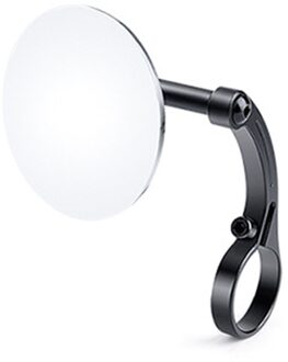 Fietsstuur Spiegel Met Led Licht Ronde Achteruitkijkspiegel Verstelbare Hoek Rvs Reflector Spiegel Fietsen Levert nee licht