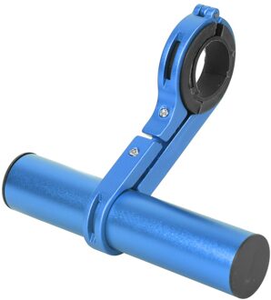 Fietsstuur Uitbreiding Beugel 10Cm Mountain Racefiets Handvat Extender Fiets Licht Zaklamp Ondersteuning Clip Fiets Accessoires Blauw