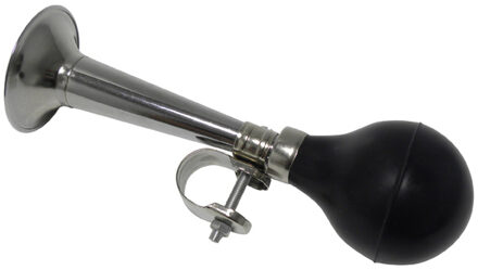 Fietstoeter Junior Chroom 5,5 X 19 Cm Zwart