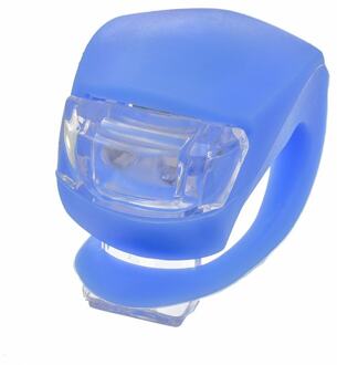 Fietsverlichting Achter Voor Waterdichte Led Fiets Accessoires Siliconen Berg Wiel Push Wit Clip Lighty Fietsen Waarschuwing Lamp blauw-blauw licht