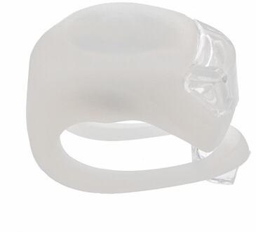 Fietsverlichting Achter Voor Waterdichte Led Fiets Accessoires Siliconen Berg Wiel Push Wit Clip Lighty Fietsen Waarschuwing Lamp wit-wit licht