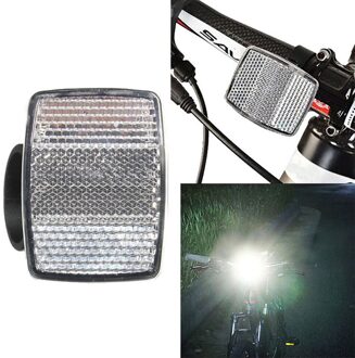 * Fietsverlichting Stuur Mount Veilig Reflector Fiets Voor Achter Waarschuwing Rood/Wit Fiets Accessoires Outdoor