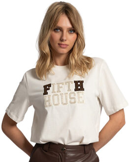 Fifth House July t-shirt Ecru - 38