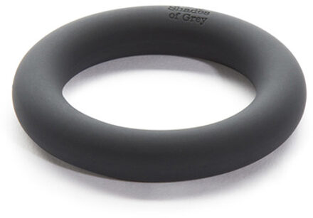 Fifty Shades of Grey siliconen cock ring - grijs - 000