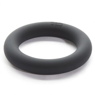 Fifty Shades of Grey siliconen cock ring - grijs - 000